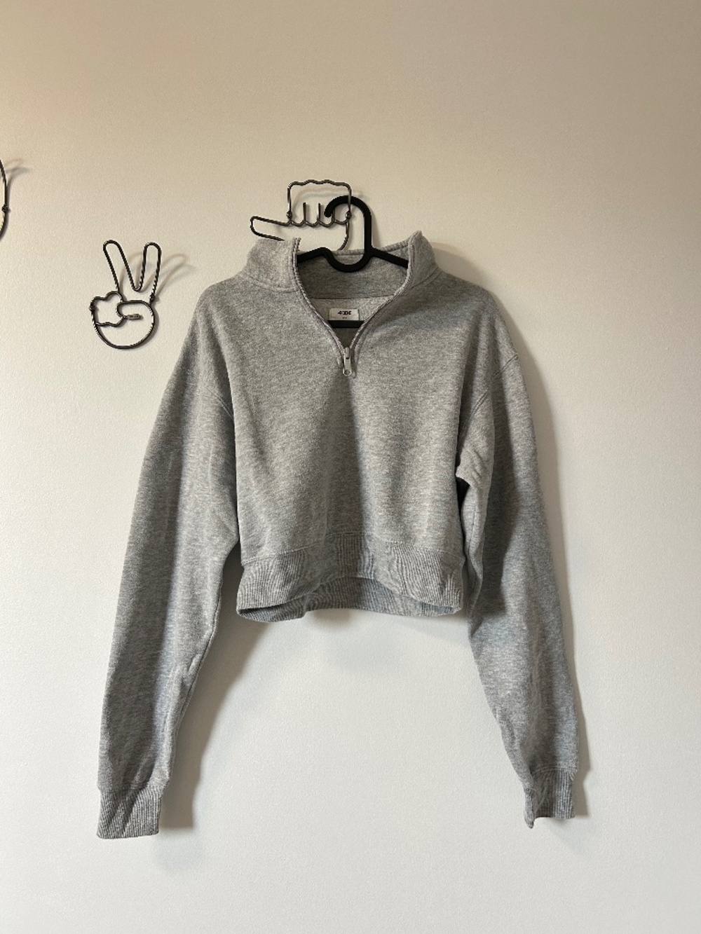 Ardene Cropped 1/4 Zip Sweater